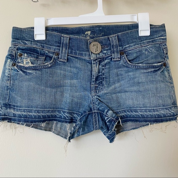 7 for all Mankind jean shorts Gossip Girl Blake 27 - Picture 2 of 10